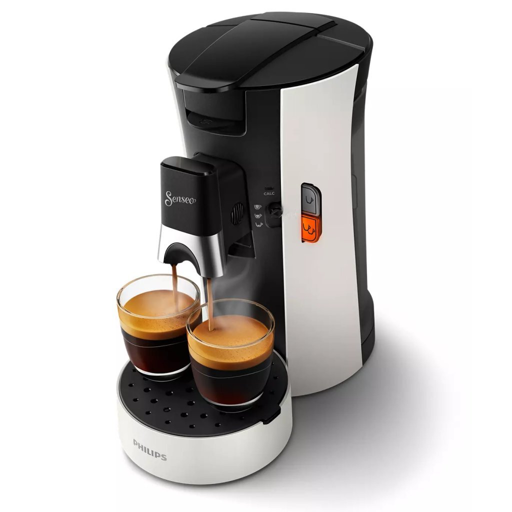 klok Koningin Korea Philips CSA230/00 Senseo Select Koffiepadmachine Wit/Zwart - Euro Winkel