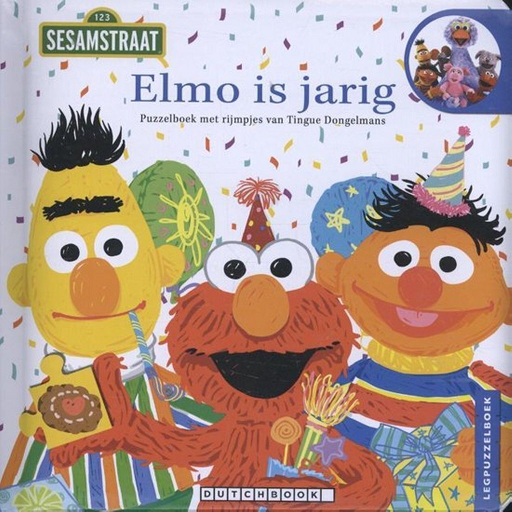 Middel chatten Effectiviteit Sesamstraat Elmo is Jarig Puzzelboek met Rijmpjes - Euro Winkel